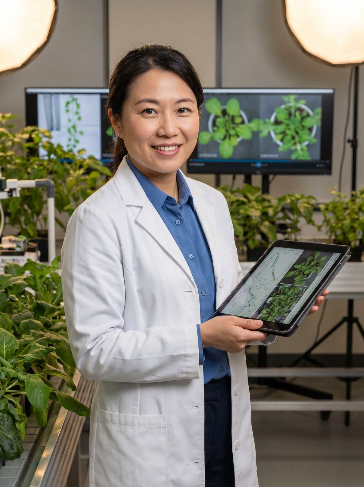 黄色仓库植物视频制片人林雨薇